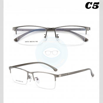 Gọng kim loại nam mã 34731